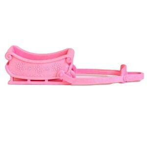 Calico‎ Critters Sylvanian Families Pink Winter Sleigh - Dollhouse Miniatures